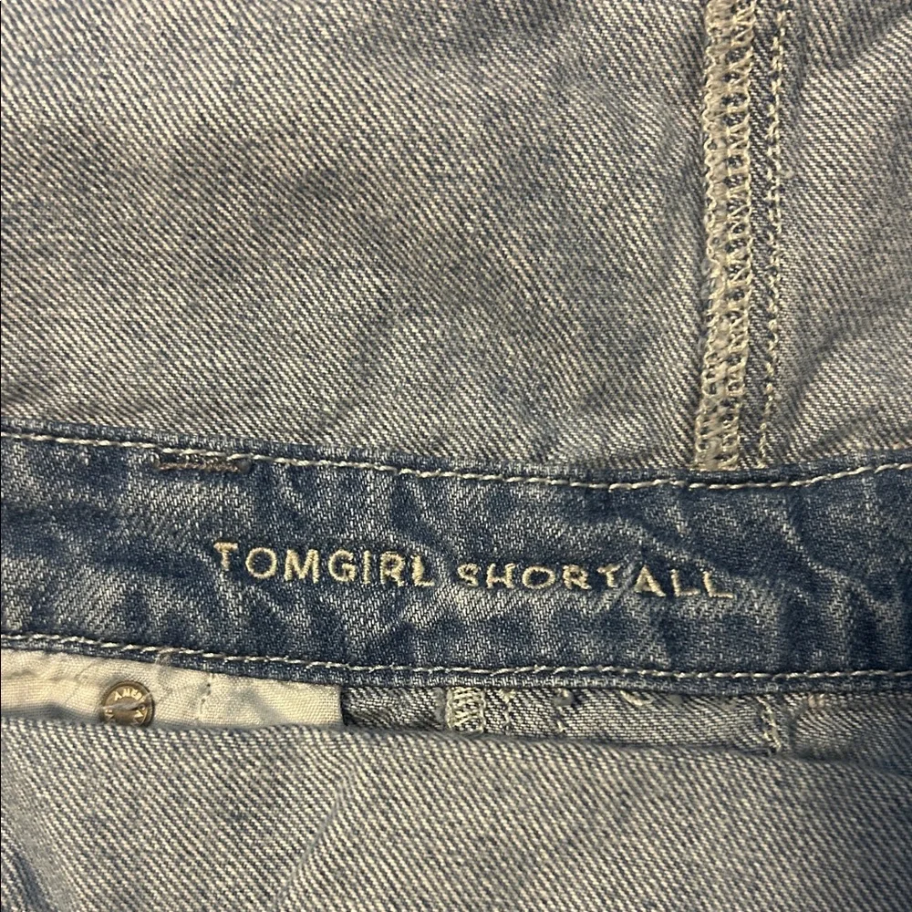 American Eagle Light Blue Denim Tomgirl Shortalls - Picture 4 of 7
